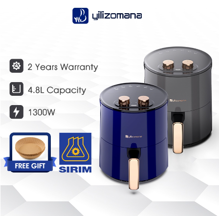 Yilizomana 4.8L Air Fryer Multi Cooker Oil Free Oven 1300W