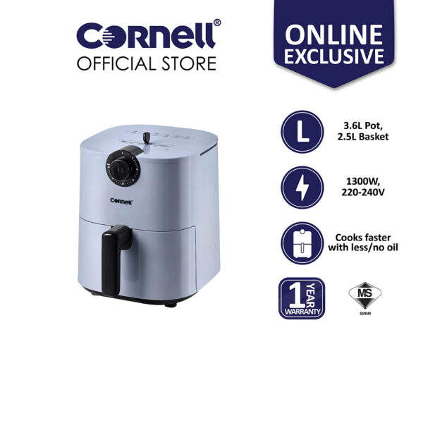 Cornell Blue Bae Series Air Fryer 3.6L CAF-S3601X [Online Exclusive]