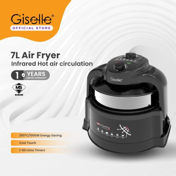 Giselle 7L Air Fryer with Extension Ring KEA0320